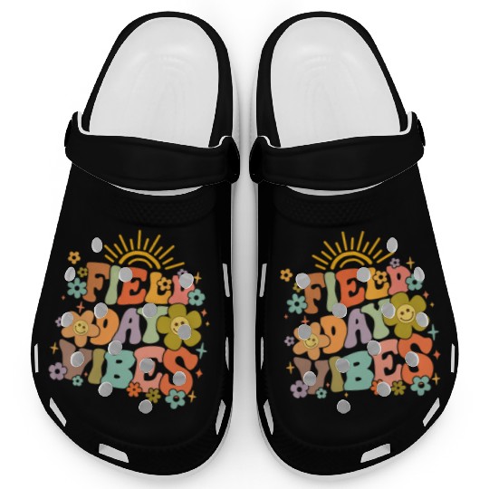 Field Day Vibes Summer Teacher Last Day Of School Clogs