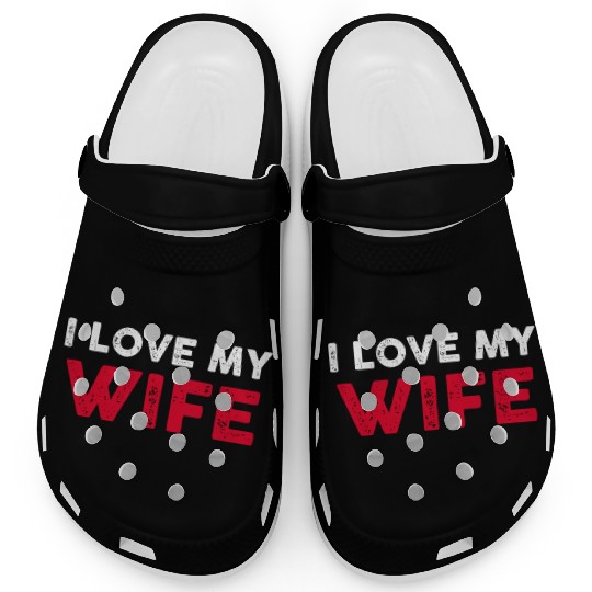 I Love My Wife Scale Placement Primary Tag Second Clogs