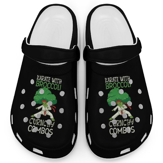 Broccoli Martial Arts Karate MMA Boxing Kicks Clogs
