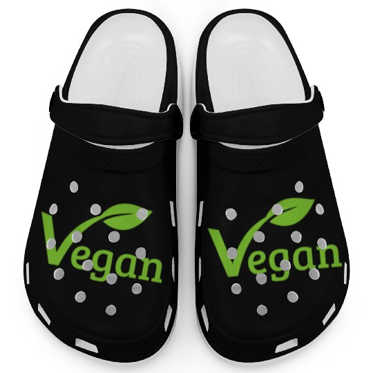 Vegan Plant Organic Green Food Clogs