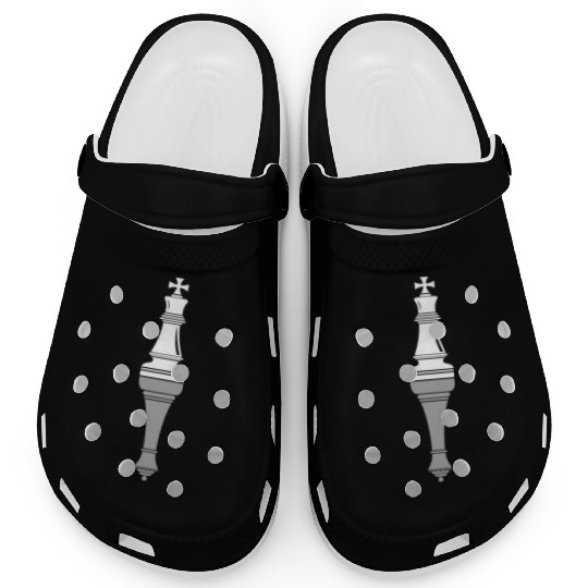 Chess King Queen Piece Game Player Club Lover Clogs