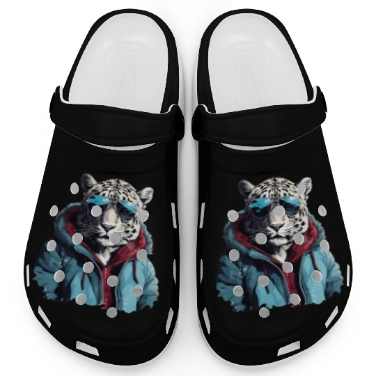 Street Style Snow Leopard | Leopard Lovers Clogs