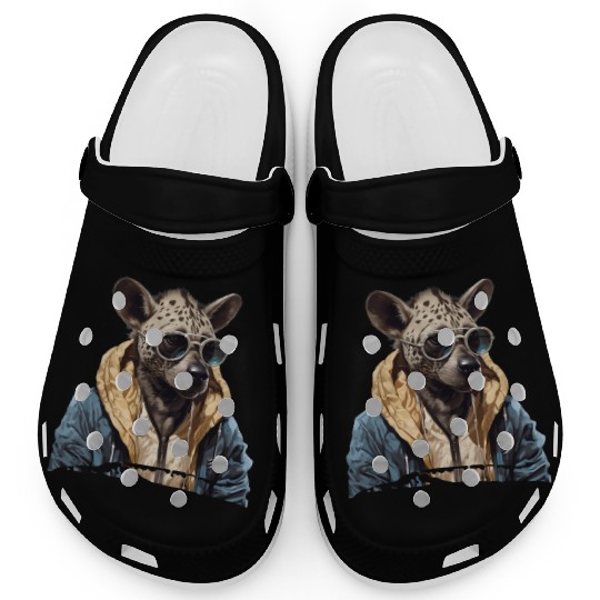 Street Style Spotted Hyena | Hyena Lovers Clogs