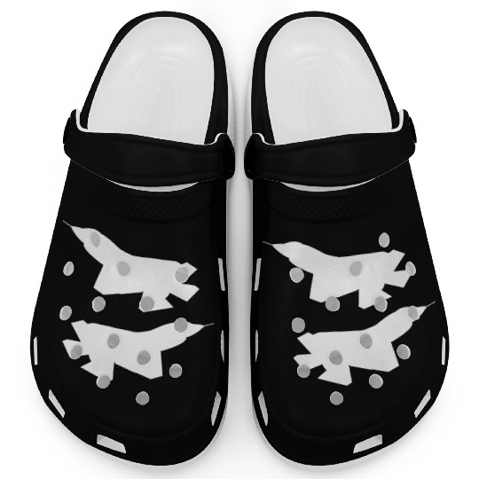 F35 silhouette Clogs