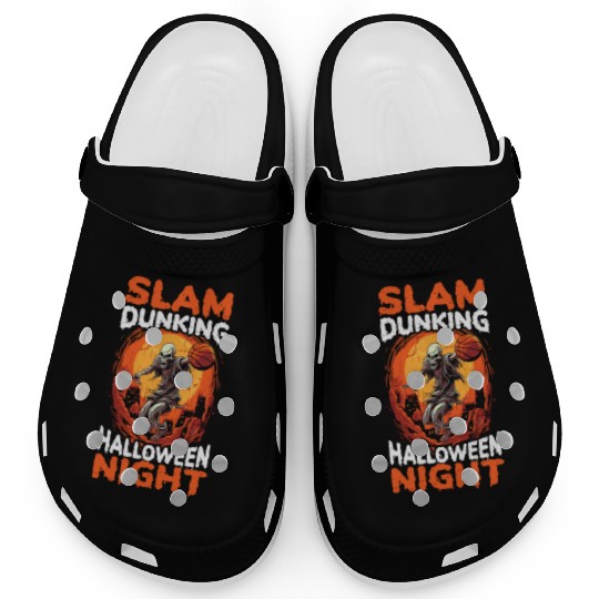 Basketball Halloween Trick Or Treat Spooky Baller Clogs