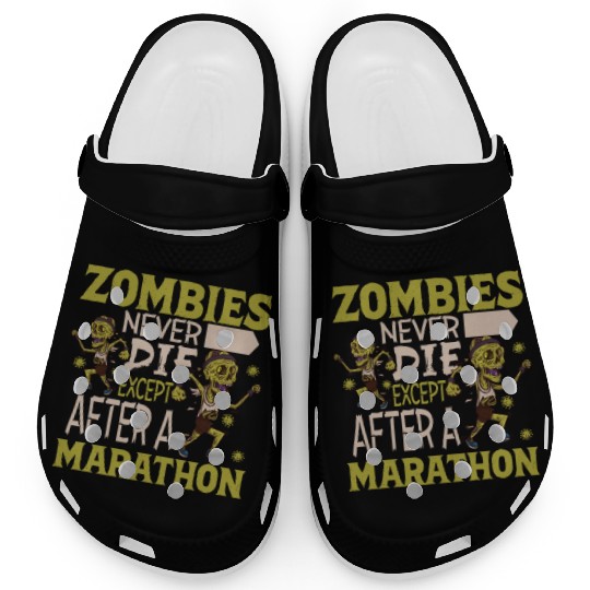 Horror Zombie Runner Half Marathon Running Jogging Clogs