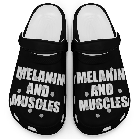 Melanin And Muscles Black Is Beautiful Workout Gym Clogs