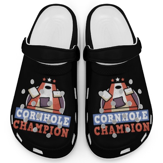 Grunge Cornhole Champion Bean Bag Lover Clogs