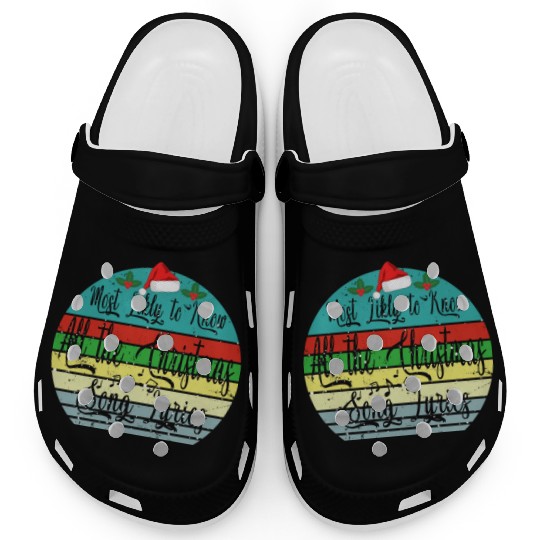 Most Likely To Christmas Know All Xmas Song Lyrics Clogs