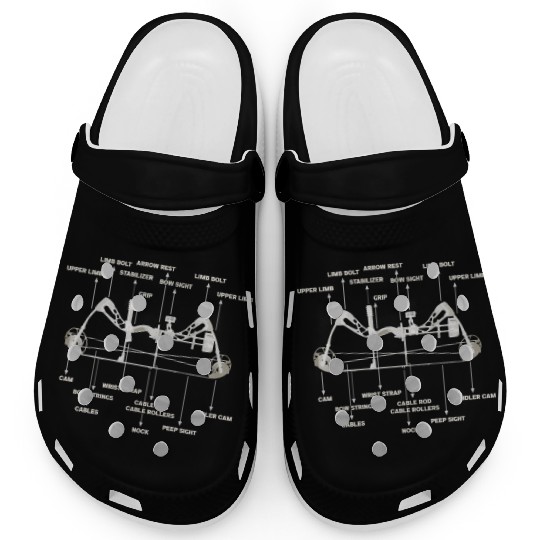 Outdoor Hunting Arch Anatomy Bow Arrow Target Clogs