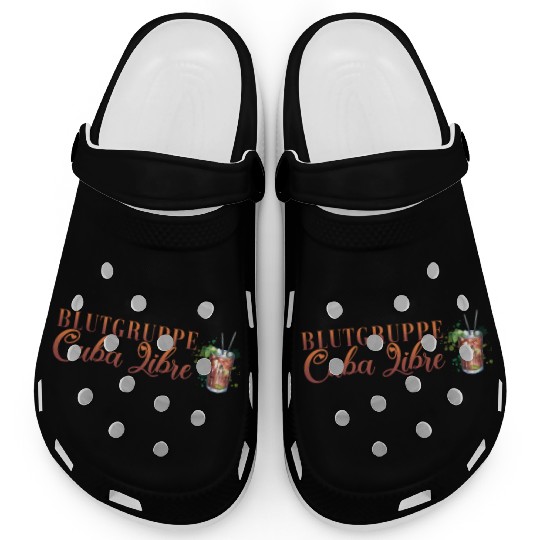 Blutgruppe Cuba Libre Cocktail Bartender Clogs