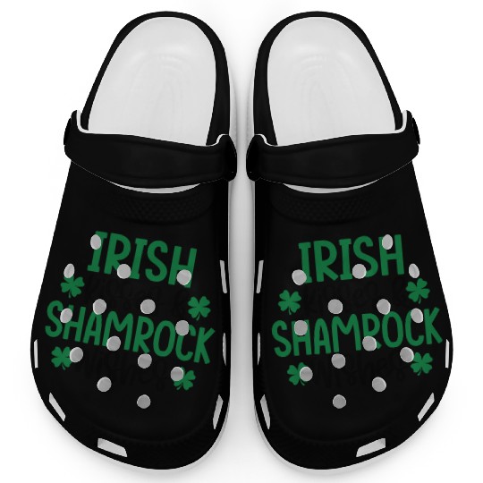 Irish Kisses And Shamrock Wishes Clover Clogs