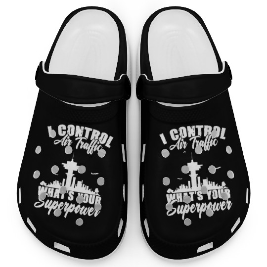 Air Traffic Control Funny Aviation For Atc Flight Clogs