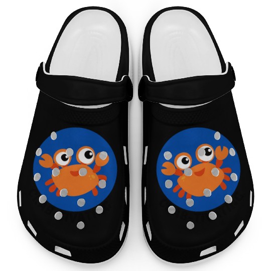 Crab Tivating Crab Pun Clogs