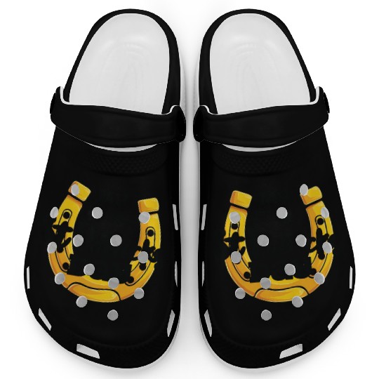 My First Saint Patricks Day Horseshoe Clogs