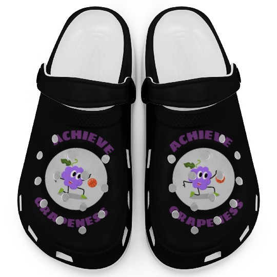 Achieve Grapeness Grape Pun Clogs