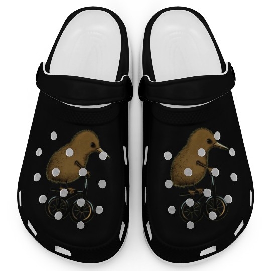 Kiwi Bird On Cycle Clogs