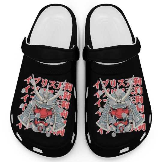 Mecha samurai tengumask Clogs