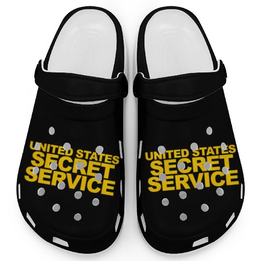 Us Secret Service Police Law Enforcement Clogs