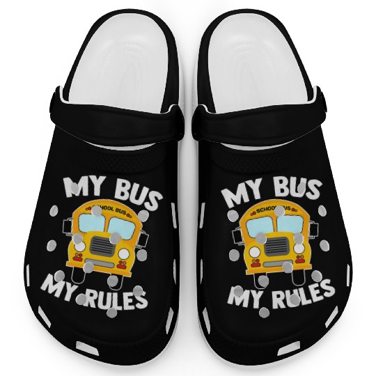 School Bus Driver Quote For A Yellow Vehicle Lover Clogs