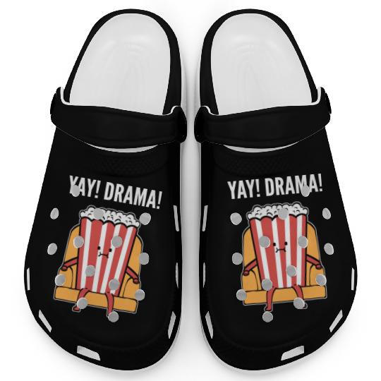 Yay! Drama! Movie Critic Gift Clogs