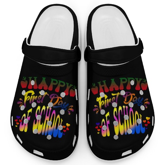 Happy Last Day Of School Teacher Student Graduatio Clogs