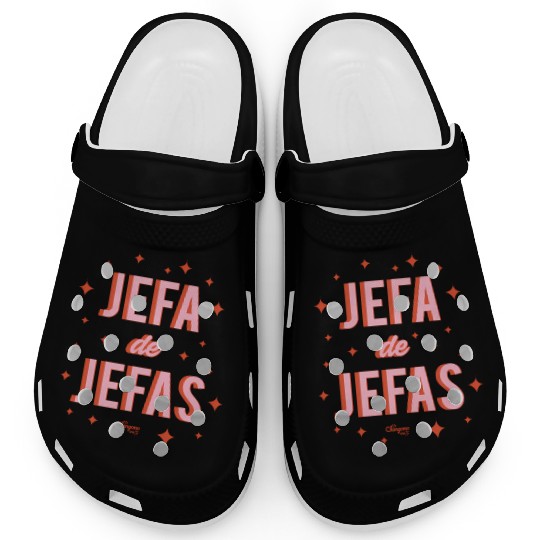 Chingona Inc Jefa De Jefas Blue Small Clogs