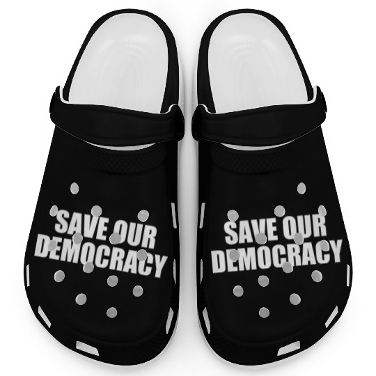 Save our democracy Clogs