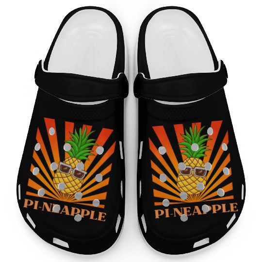 Pi Day Pineapple Clogs