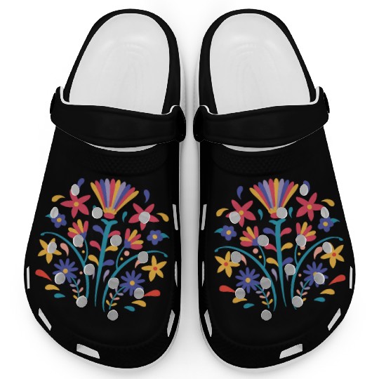 Flower Painting Clogs