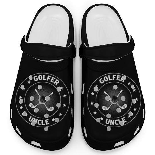 Golf Player Uncle Golfer - Golfer Uncle Clogs