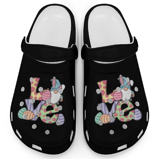 Love Easter Sped Teacher Gnomes Teacher Easter 202 Clogs