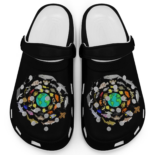 World Oceans Day Sea Life Clogs
