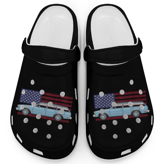 Usa Light Blue Clogs