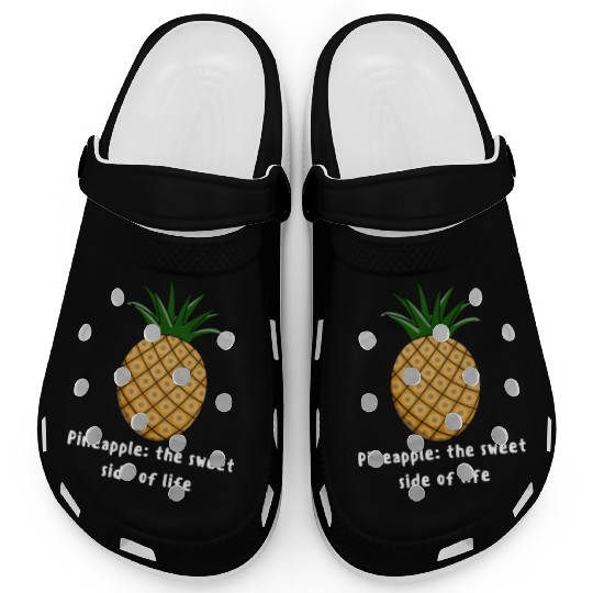 Pineapple The Sweet Side Of Life Clogs