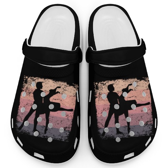 Ballet Dance Couple Vintage Ballerina Clogs