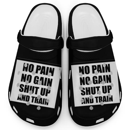 Poster NO PAIN NO GAIN Square Clogs