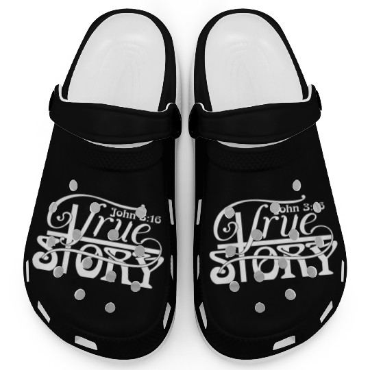 John 3:16 a True Story Love Jesus Christian Clogs