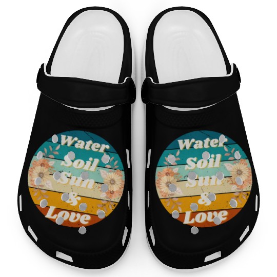 water soil sun love Clogs