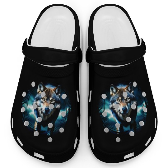 The Midnight Wolf Clogs