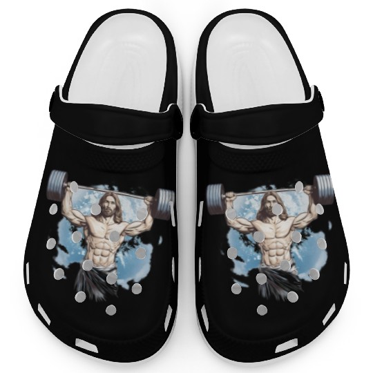 Jesus The Ultimate Deadlifted Retro Jesus Clogs