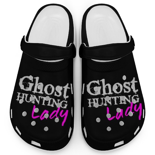 Ghost Hunting Lady Paranormal Investigator Clogs