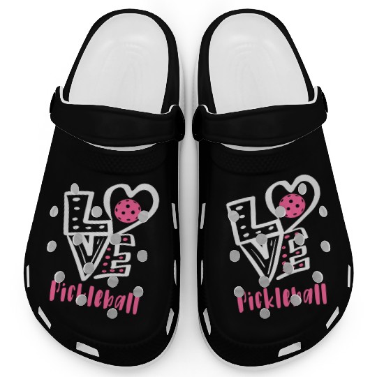 I Love Pickleball Clogs