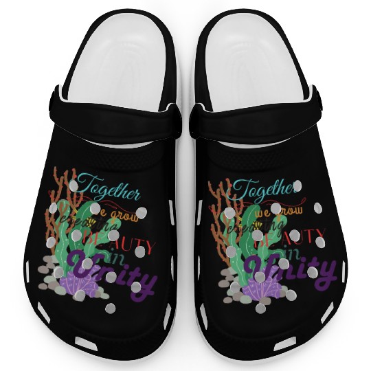 Unified Coral Canvas Clogs