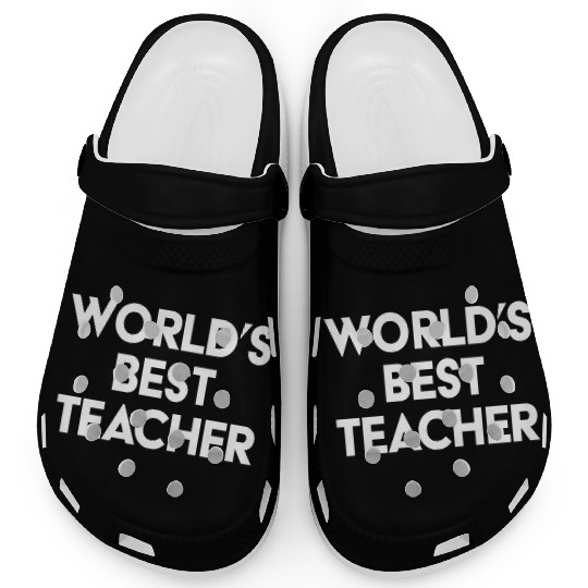 worlds best teacher Clogs