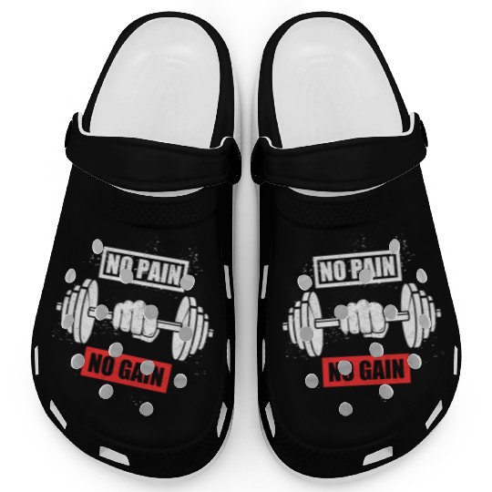 Unlock Your Potential With Our No Pain No Gain Gym Clogs