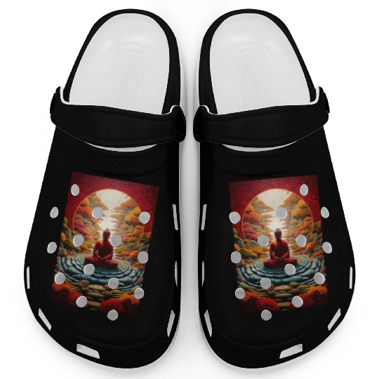 Buddha Serenity: Zen Garden Retreat Clogs