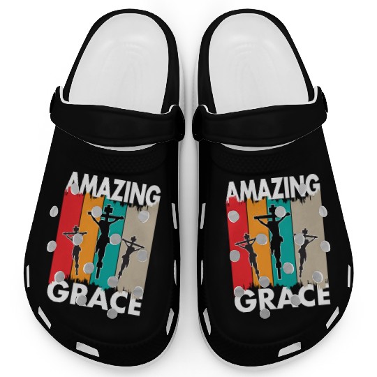Amazing Grace Love Jesus Christian Christmas Clogs