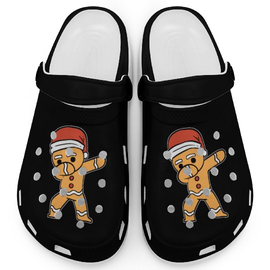 Dabbing Gingerbread Performer Gift Clogs