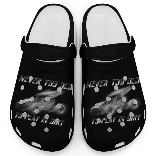 Sprint Car Mom Dirt Track Racing Racing Race Day Clogs